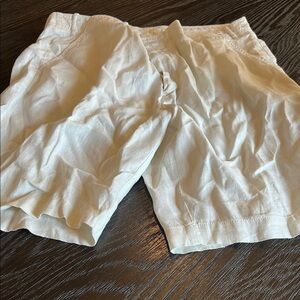 Men's White Casual Shorts